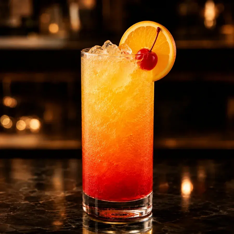 Tequila Sunrise — cocktail Bulles Bazar Argentan