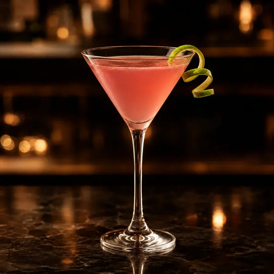 Rose Lemon Fizz — cocktail Bulles Bazar Argentan