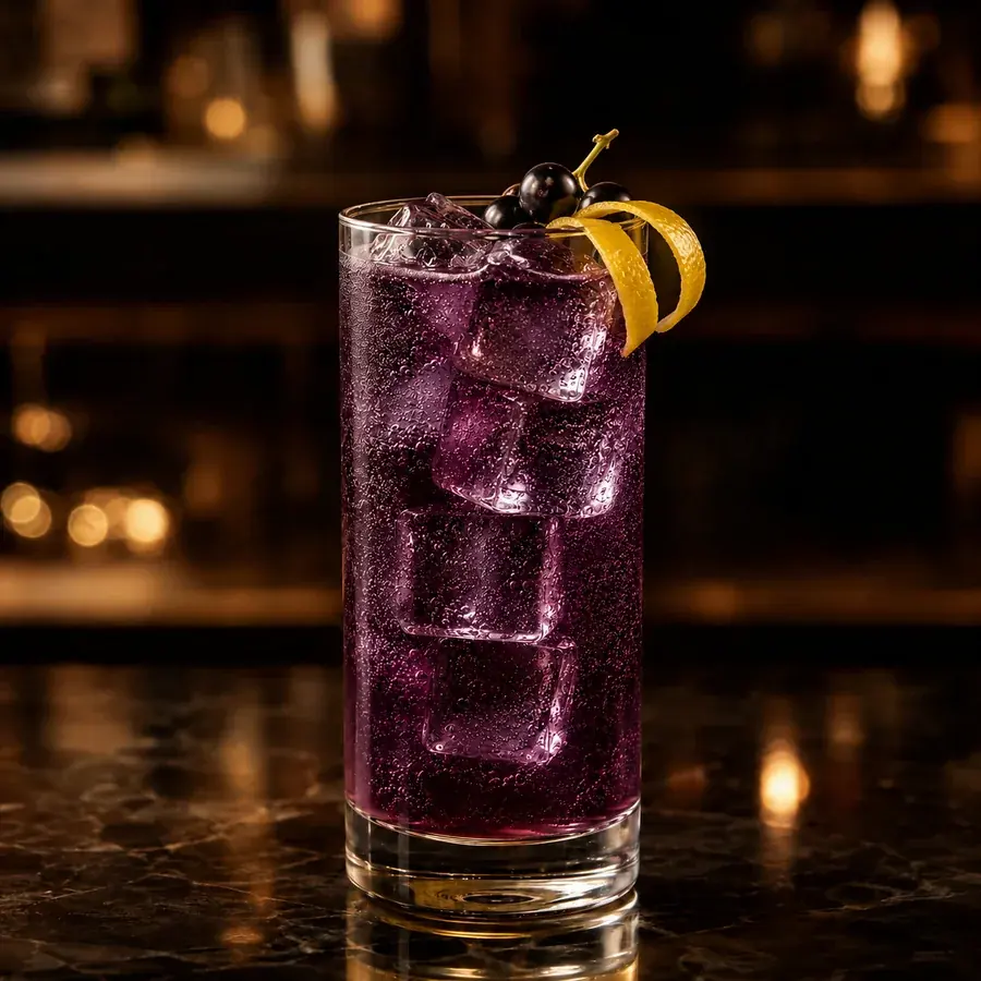 Lavender Lemonade — cocktail Bulles Bazar Argentan