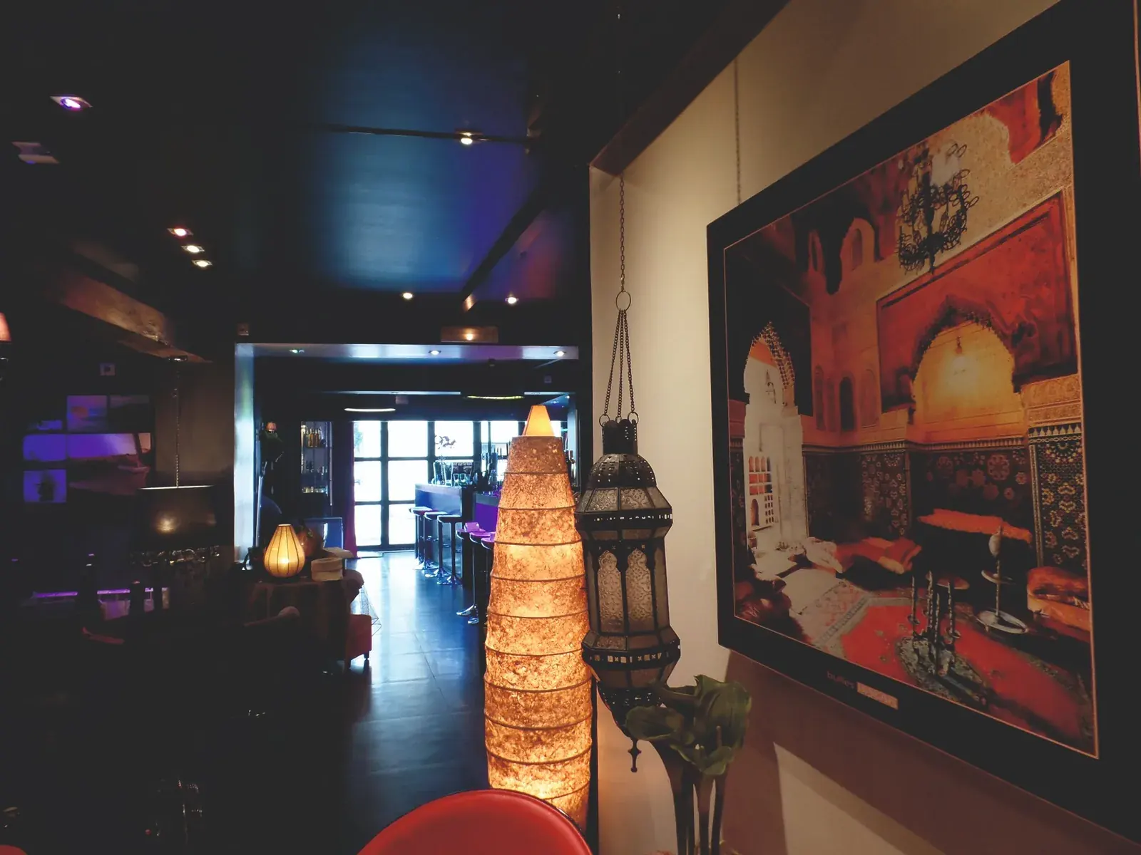 Intérieur lounge du Bulles Bazar à Argentan