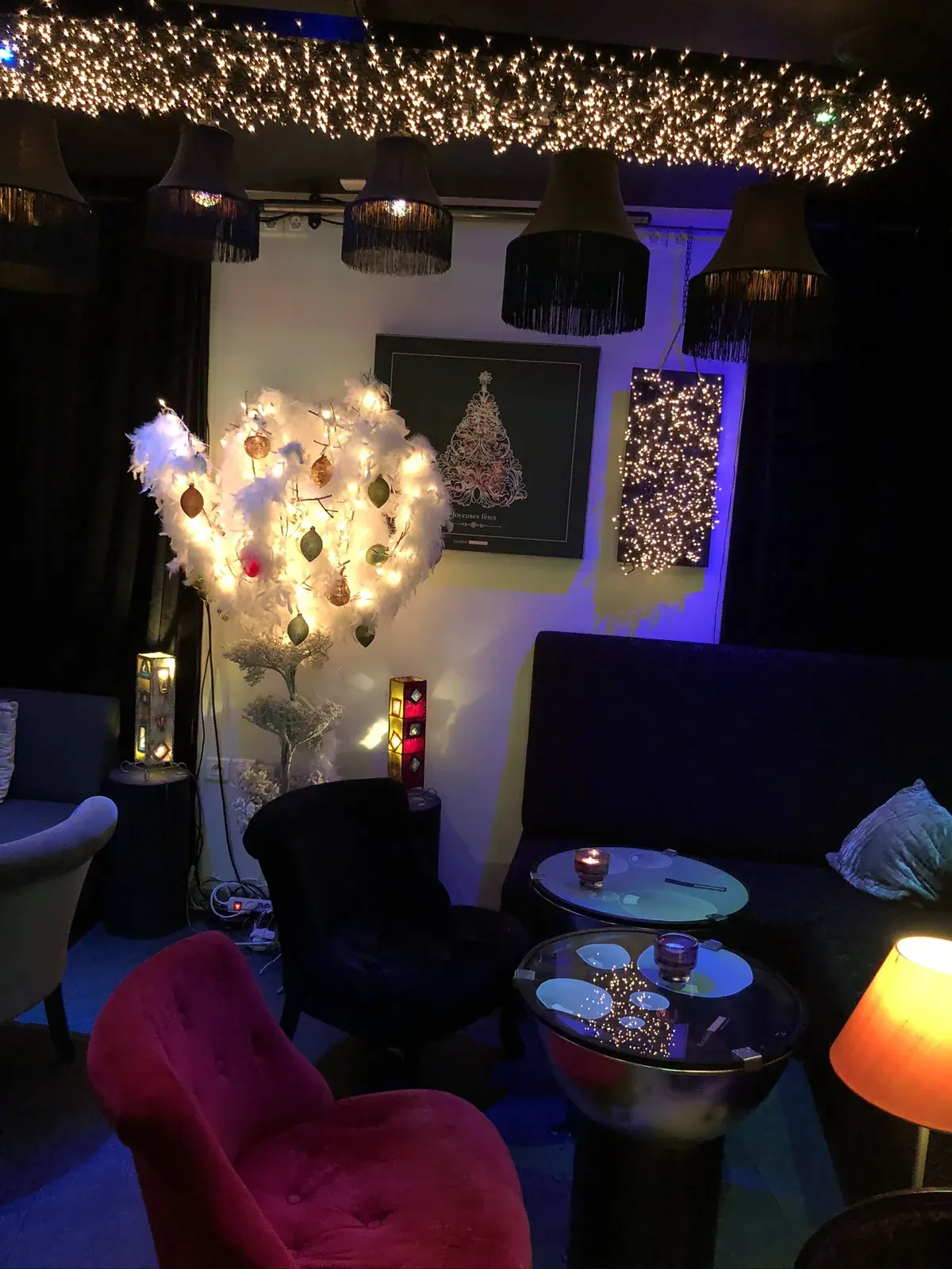 Salon lounge intimiste du Bulles Bazar
