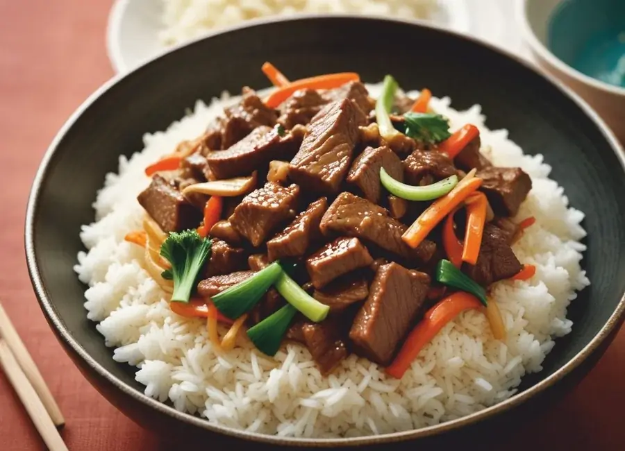 Bœuf sauté aux oignons