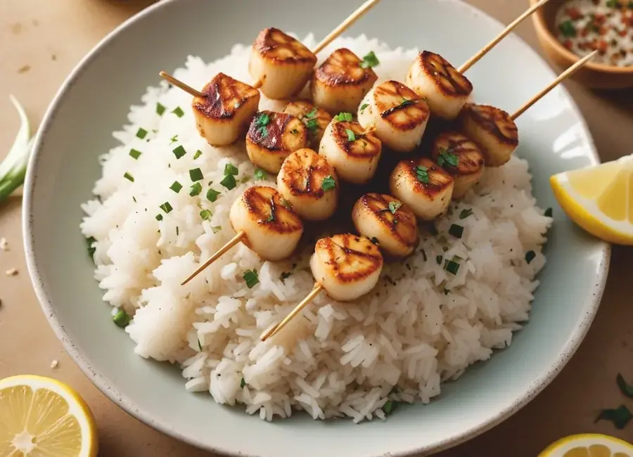 Brochettes de Gambas