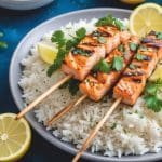 Brochettes de Saumon